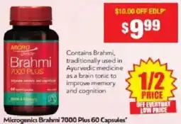 Chemist Warehouse Microgenics Brahmi 7000 Plus offer