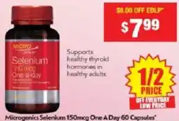 Chemist Warehouse Microgenics Selenium One A Day offer