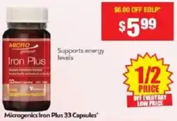 Chemist Warehouse Microgenics Iron Plus offer