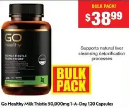 Chemist Warehouse Go Healthy Milk Thistle 50,000mg 1-A-Day offer