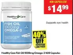 Chemist Warehouse Healthy Care Fish Oil 1000mg Omega-3 offer