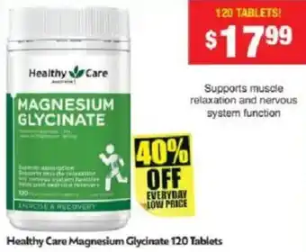 Chemist Warehouse Healthy Care Magnesium Glycinate offer
