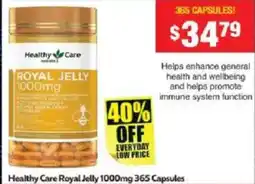 Chemist Warehouse Healthy Care Royal Jelly offer