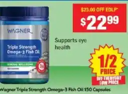 Chemist Warehouse Wagner Triple Strength Omega-3 Fish Oil offer