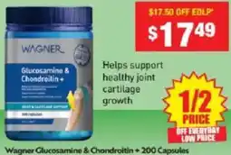 Chemist Warehouse Wagner Glucosamine & Chondroitin + offer