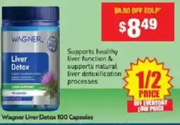 Chemist Warehouse Wagner Liver Detox offer