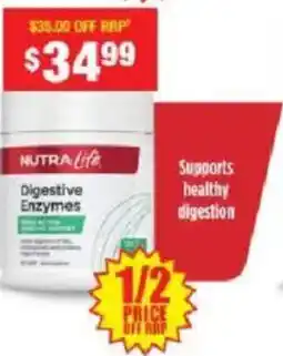Chemist Warehouse NUTRA Life Digestive Enzymes offer