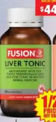 Chemist Warehouse Fusion liver tonic offer