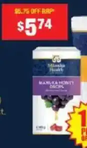 Chemist Warehouse Manuka honey drops offer