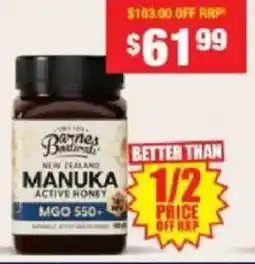 Chemist Warehouse Manuka active honey MGO 550+ offer