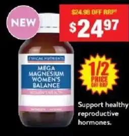 Chemist Warehouse Ethical nutrients mega magnesium women's balance offer