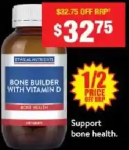 Chemist Warehouse Ethical nutrients bone builder with vitamin d offer