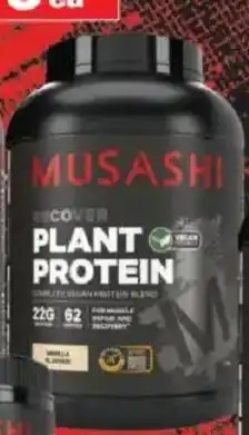 Chemist Warehouse Musashi plant protein offer