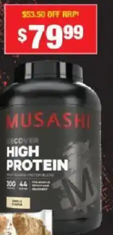 Chemist Warehouse Musashi high protein offer