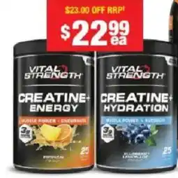 Chemist Warehouse Vital strength creatine+ energy offer