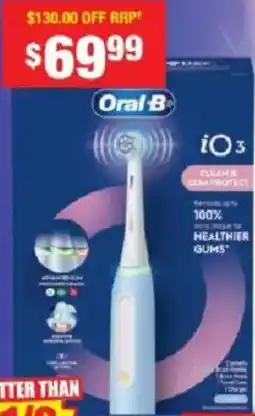 Chemist Warehouse Oral-B Power Toothbrush iO 3 Series offer