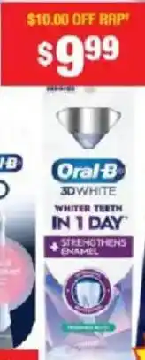 Chemist Warehouse Oral-B tothpaste 3D White Intensive Whitening Freshness Blast offer