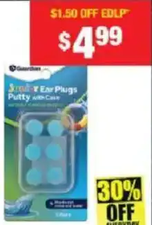 Chemist Warehouse Junior Ear Plugs Putty with Case offer