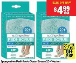 Chemist Warehouse Spongeables Pedi-Scrub Ocean Breeze offer