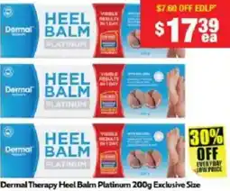 Chemist Warehouse Dermal Therapy Heel Balm Platinum offer