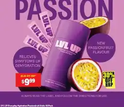 Chemist Warehouse LVL UP Everyday Hydration Passionfruit Sticks offer