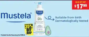 Chemist Warehouse Mustela Gentle Cleansing Gel offer