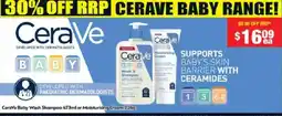 Chemist Warehouse CeraVe Baby Wash Shampoo or Moisturising Cream offer