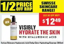 Chemist Warehouse Swisse Skincare Hyaluronic Acid Daily Glow Hydrating Cleanser offer