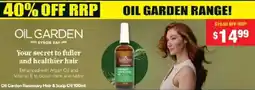 Chemist Warehouse Oil Garden Rosemary Hair & Scalp Oil offer