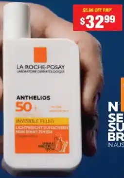 Chemist Warehouse La Roche-Posay Anthelios Invisible Fluid SPF 50+ offer