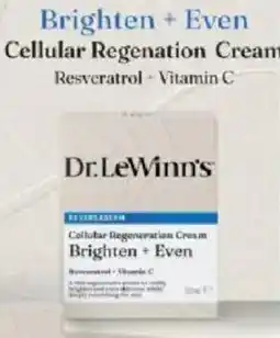 Chemist Warehouse Dr. LeWinn's Cellular Regeneration Cream Brighten + Even offer