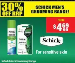 Chemist Warehouse Schick Men's Grooming Range offer