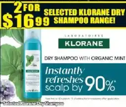 Chemist Warehouse Klorane Dry Shampoo offer