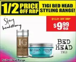 Chemist Warehouse Tigi Bed Head Range offer