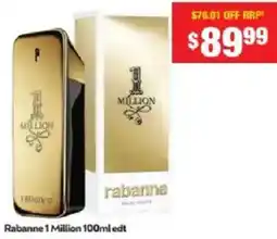 Chemist Warehouse Rabanne 1 Million offer