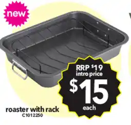 Cheap as Chips Roaster with rack offer