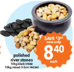 Cheap as Chips Polished river stones offer