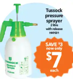 Cheap as Chips Tussock pressure sprayer offer