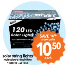Cheap as Chips Solar string lights offer