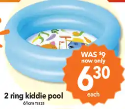 Cheap as Chips 2 ring kiddie pool offer