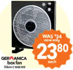 Cheap as Chips GERMANICA box fan offer