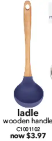 Cheap as Chips Ladle wooden handle offer
