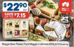 Foodland Maggie Beer Platter Pack Maggie's Ultimate offer