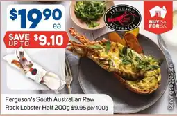 Foodland Ferguson's South Australian Raw Rock Lobster Half offer