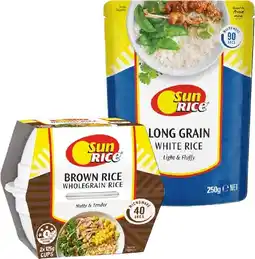IGA SunRice Microwave Rice Cups 2 Pack or Pouch 250g Selected Varieties offer