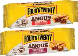 IGA Four’N Twenty Angus Beef Pies Selected Varieties offer