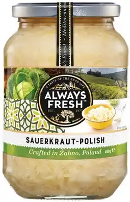 IGA Always Fresh Sauerkraut Polish offer
