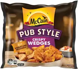 IGA McCain Pub Style Wedges or Fries 750g Selected Varieties offer