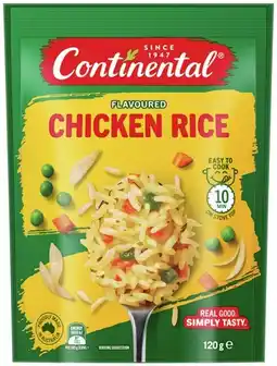 IGA Continental Flavoured Rice 115‑125g Selected Varieties offer
