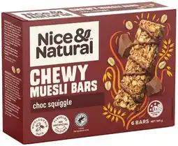 IGA Nice & Natural Chewy Muesli Bars Selected Varieties offer